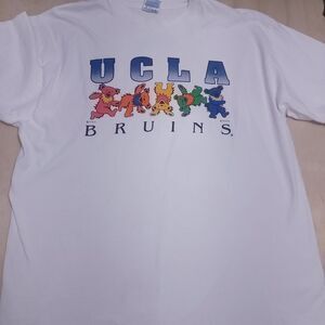 Vintage 90s 1994 Grateful Dead UCLA BRUINS Fitzy's White T-shirt Bear XL